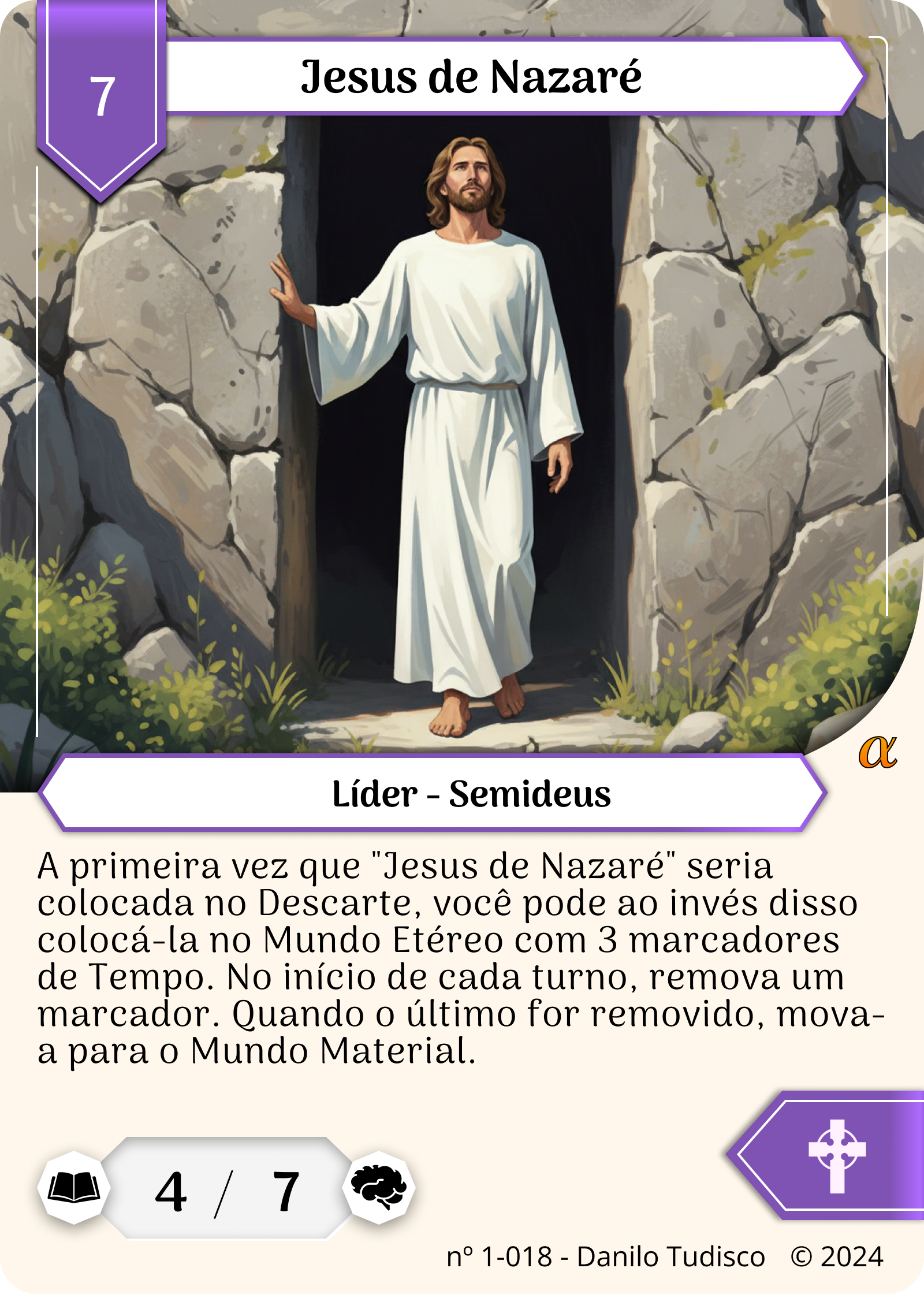 Frente da Carta de Jesus de Nazaré